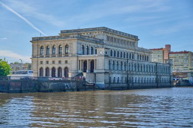 Kalininingrad, Rusya - 31 Mayıs 2021: Konigsberg Borsası Binası.