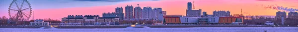 Blagoveshchensk Russie Février 2021 Vue Ville Chinoise Heihe Depuis Remblai — Photo