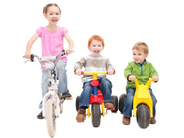 Çocuk Bisikletleri ve çocuklar trikes sürme
