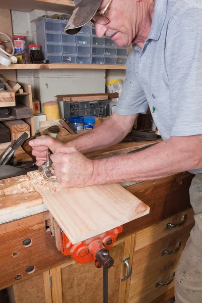 Routing plane carpentry — Stock Photo, Image