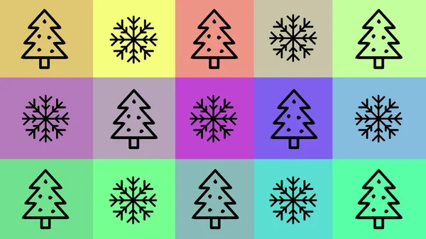 クリスマスと新年のパターンの背景 カードのグラフィックデザイン ギフトラッピング — ストック写真