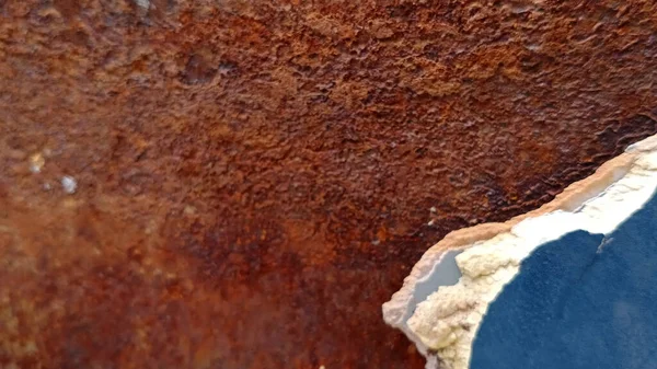 Roest Textuur Achtergrond Closeup Vuil Metaal Behang — Stockfoto