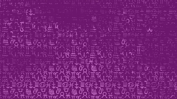 紫色占星术星座结构背景 平面设计 — 图库照片