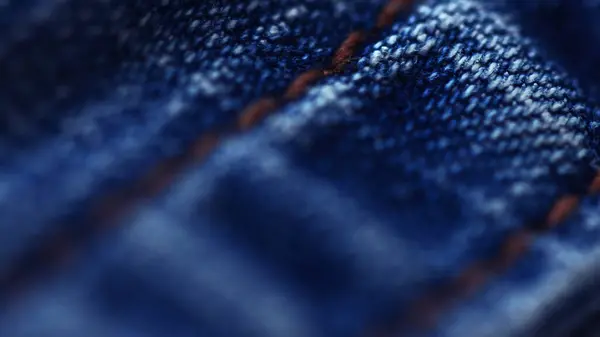 Jeans Bleu Denim Texture Close Focus Seul Point Fond Écran — Photo