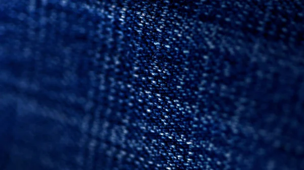 Blu Jeans Denim Texture Vicino Concentrarsi Solo Punto Morbido Sfondo — Foto Stock