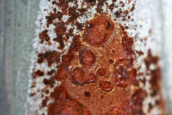 Paslı Doku Arkaplanı Kapalı Metal Duvar Kağıdı — Stok fotoğraf