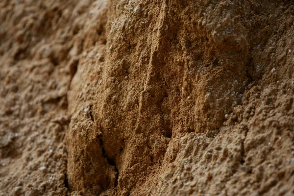 Sand Grain Construction Texture Background Colose — Stock Photo, Image