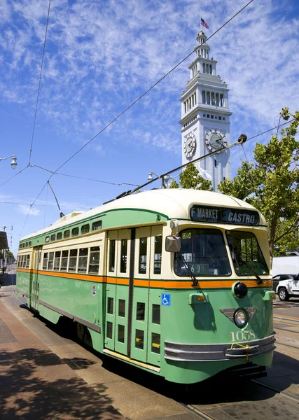 Trolley at Marketplace — Stock Photo, Image