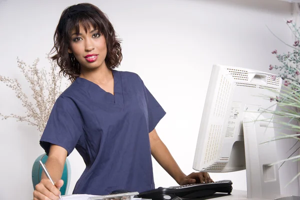 Sjuksköterska på jobbet — Stockfoto