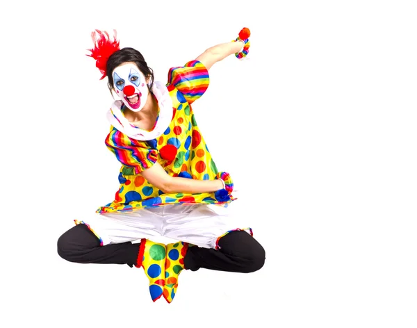 Kleur clown — Stockfoto