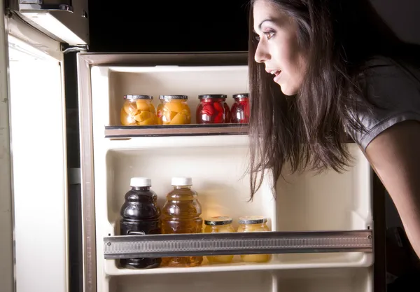 Fridge Raid — Stock Photo, Image