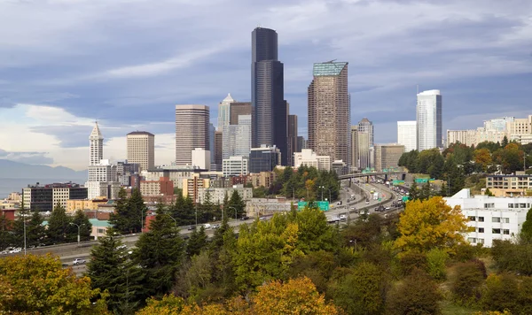 Seattle i höst — Stockfoto