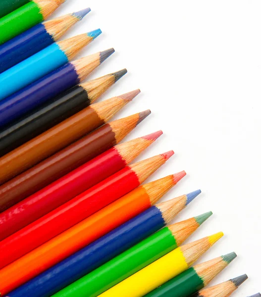 Colored Lead Pencils Artist Creation Tools Art Supplies — Stock Photo, Image