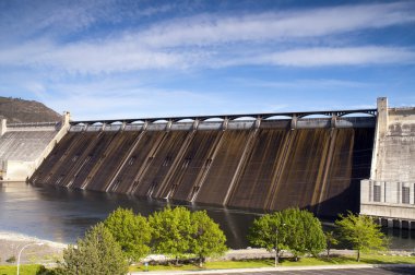 Grand coulee Barajı hidroelektrik enerji tesisi columbia Nehri
