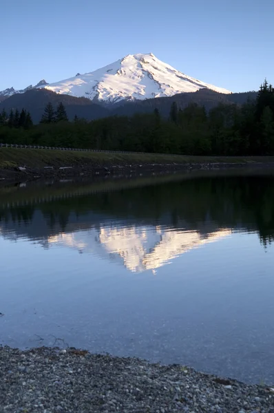 Mount Baker-Snoqualmie National Forest Baker Lakes Reflexão — Fotografia de Stock