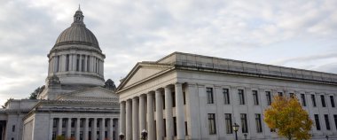 Capitol yasama bina taş sütun ön olympia washington