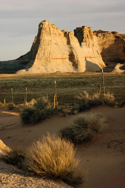 Sandstone Rock Formation Desert Lake Powell Utah Arizona Border — Φωτογραφία Αρχείου