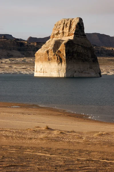 Rock Butte Formation Lake Powell Colorado River Utah United States — Stock Photo, Image