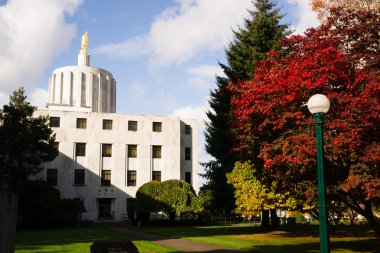 salem oregon hükümetinin eyalet başkenti şehir merkezinde inşa
