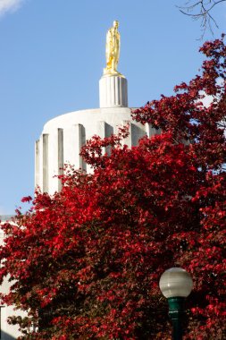 salem oregon hükümetinin eyalet başkenti şehir merkezinde inşa