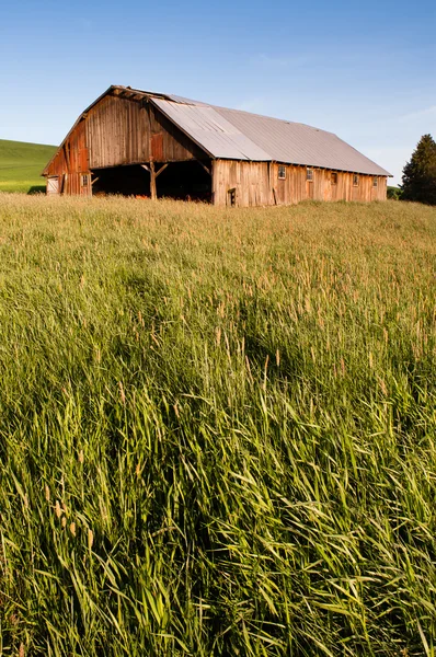 Farm Industry Equipment Enclosure Building Barn Palouse Country — Stock Photo, Image