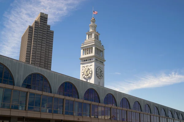 Рыбацкая пристань 1 Sausalito Embarcadero San Francisco — стоковое фото