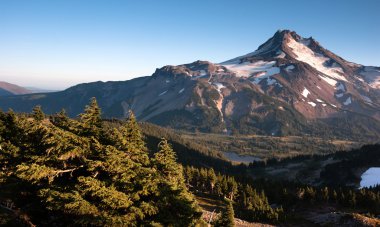 mt. jefferson Parkı oregon cascade aralığı hiking trail mountian