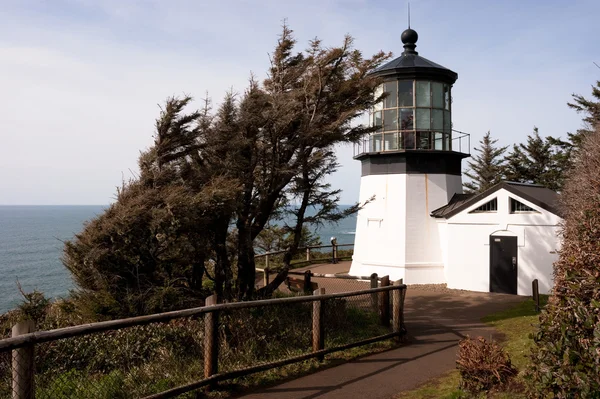 开普米尔斯灯塔太平洋西海岸俄勒冈州美国 — 图库照片