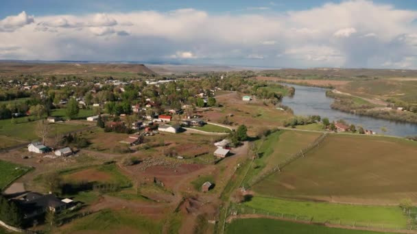 Glenn Ferry Είναι Μια Πόλη Στην Κομητεία Elmore Idaho Ηνωμένες — Αρχείο Βίντεο