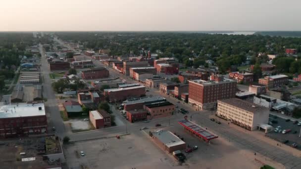 Keokuk Una Ciudad Sede Del Condado Lee Iowa Estados Unidos — Vídeos de Stock