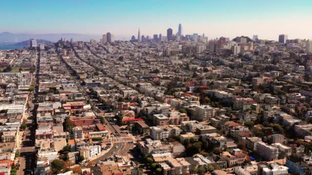 San Francisco Urban Elevate Aerial Uhd — Wideo stockowe