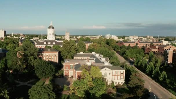 Columbia Ist Eine Stadt Zentrum Von Missouri Sehen Sie Von — Stockvideo