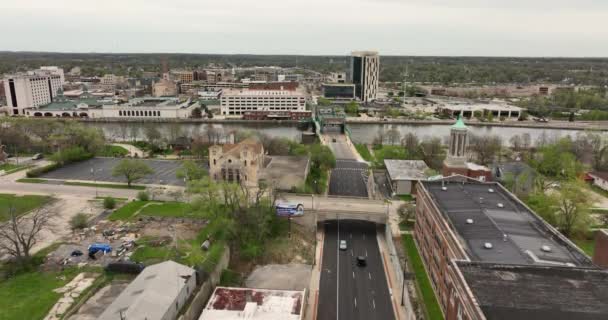 Joliet Una Ciudad Ubicada Condado Estado Estadounidense Illinois Sede Del — Vídeos de Stock