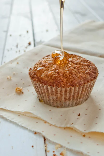 Maffins con sciroppo di caramello — Foto Stock