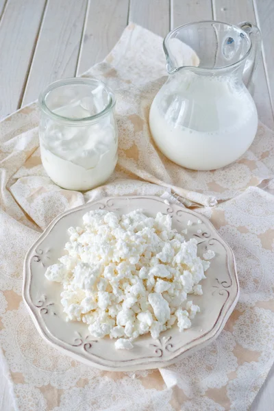 Молоко молочні продукти — стокове фото