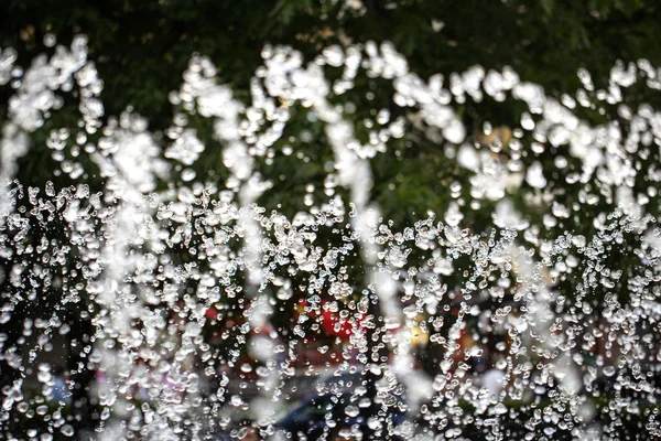 Fragment de la fontaine de la ville d'été — Photo