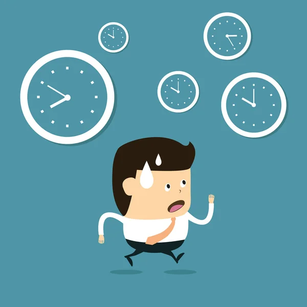 The time management — Stock Vector