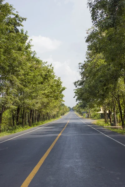 Green Road sobre la conectividad entre ciudades — Foto de Stock