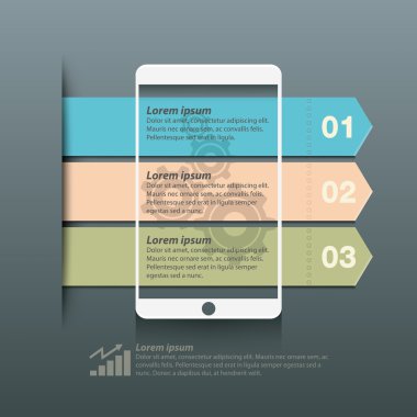 bilgi grafik akıllı telefon perde tasarım stil