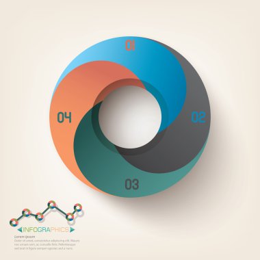 infographics iş daire şablonu