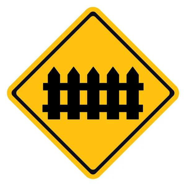 Verkehrswarnschild — Stockvektor