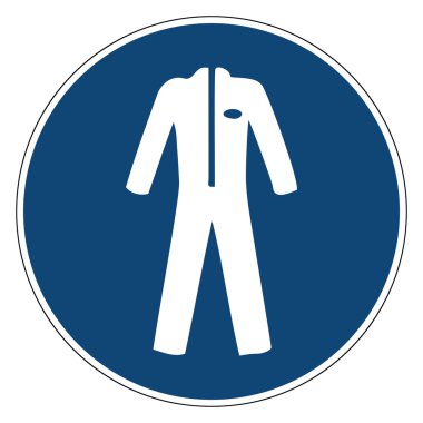 Mandatory action sign, Use protective clothing
