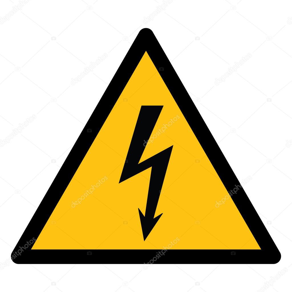 Warning sign, BEWARE HIGH VOLTAGE