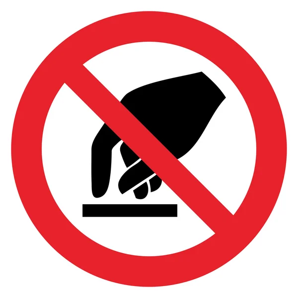 yasak işareti dokunmayın