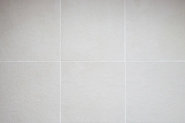 Beyaz fayans duvar — Stok fotoğraf