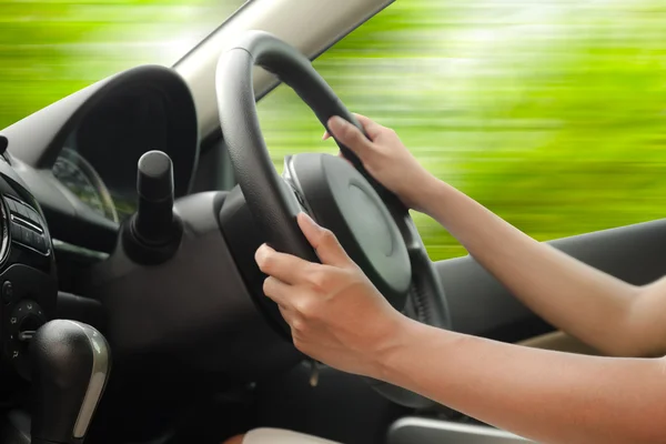 Driving a car — Stock Photo, Image