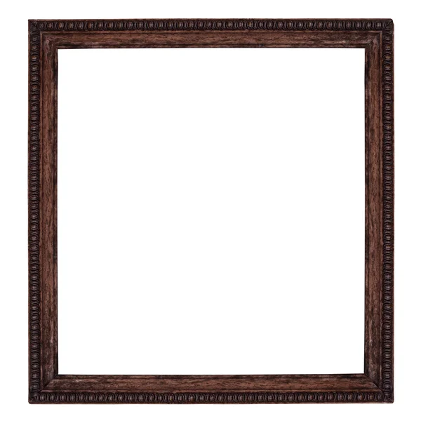 Wood frame isolated on white — Stock Photo, Image