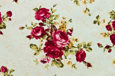 Çizgili Kumaş gül.