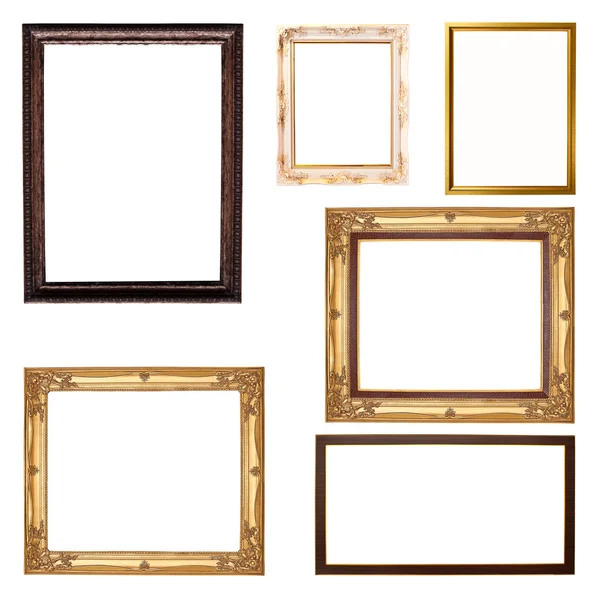 Set of frame isolated on white — Stock Photo, Image