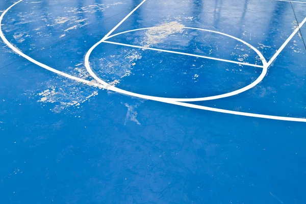 Basketball linie na odkrytym korcie — Zdjęcie stockowe